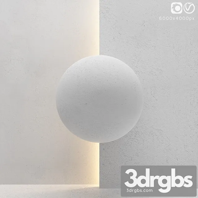 White Stucco Texture 3D Model Download