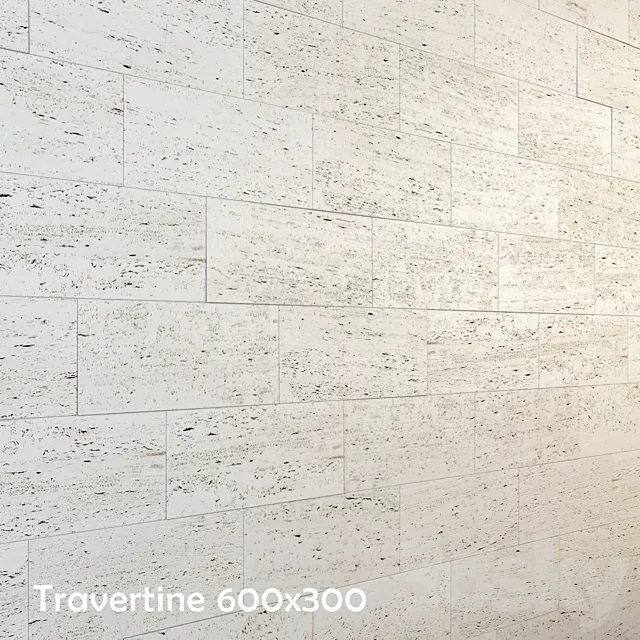 white Travertine 3DModel