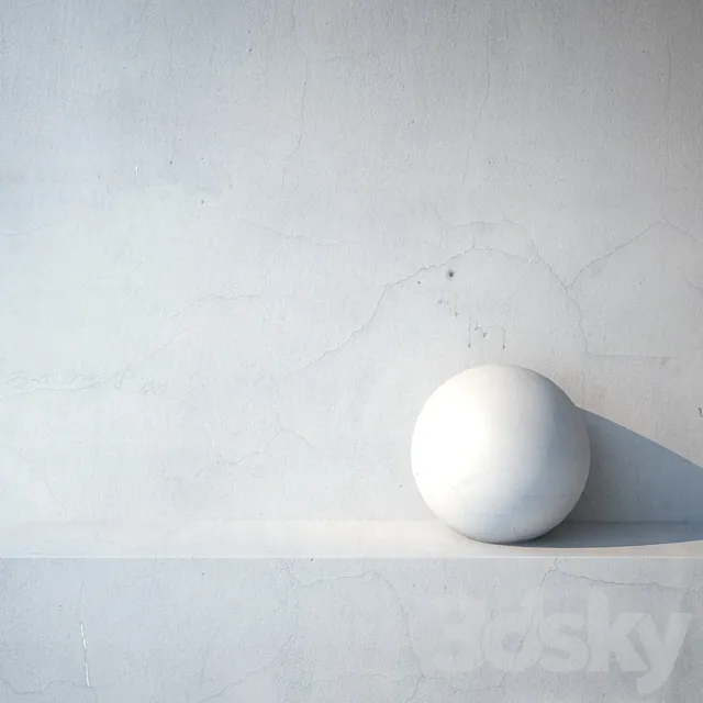 White wall 232 3D Model White wall 232 3D Model