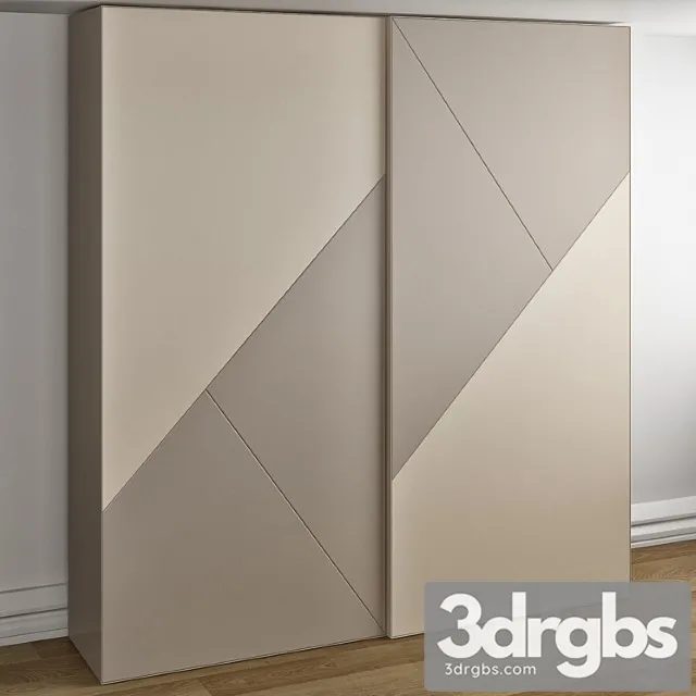 White Wardrobe Cross 3D Model Download