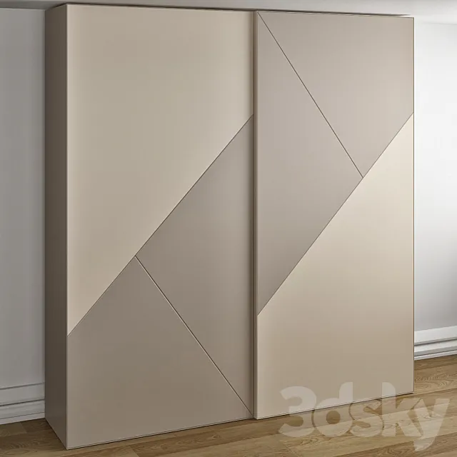 White wardrobe Cross 3DModel