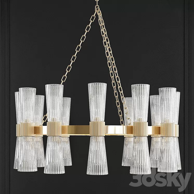 Whittier Arteriors Home LIGHTING 89675 3D Model Whittier Arteriors Home LIGHTING 89675 3D Model