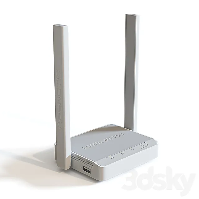 Wi-Fi router Keenetic 4G KN-1210 3D Model