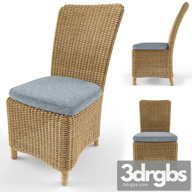 Wicker chair 2 3D Model Download Wicker chair 2 3D Model Download