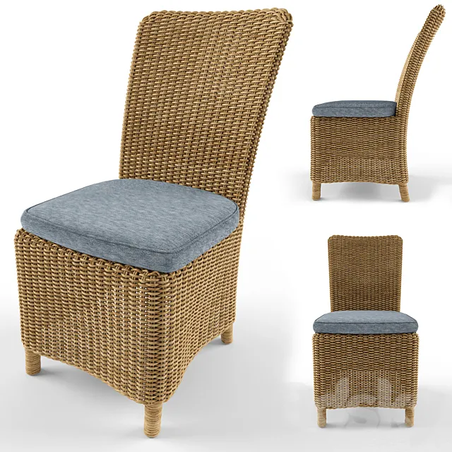 Wicker chair 3D Model
