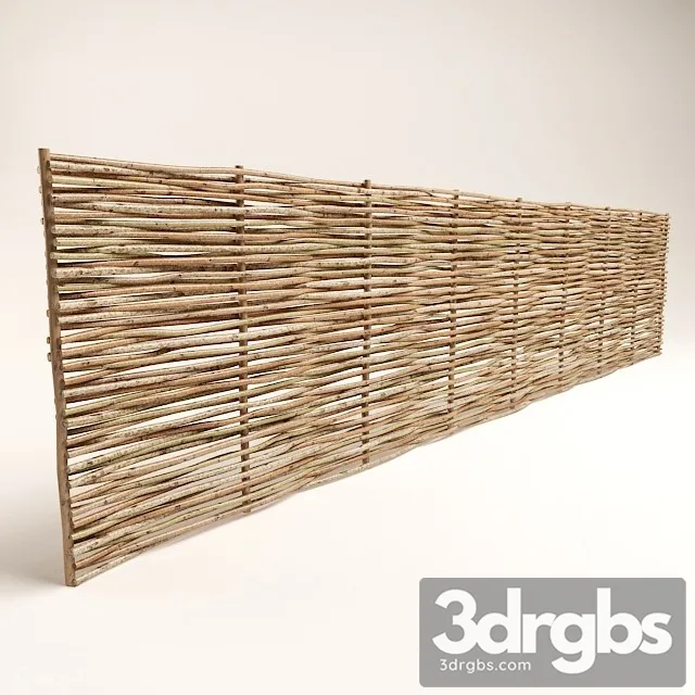 Wicker Fence 3D Model Download Wicker Fence 3D Model Download