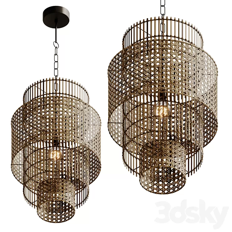 Wickham Suspension By Cyan Design 3D Model Wickham Suspension By Cyan Design 3D Model