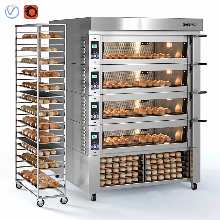 WIESHEU convection oven 3D Model