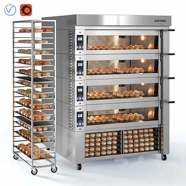 WIESHEU convection oven 3DModel