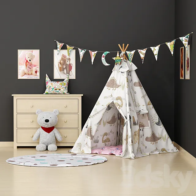 Wigwam_room 3D Model