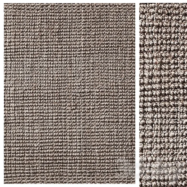 Wilder boucle jute rug 3D Model Wilder boucle jute rug 3D Model