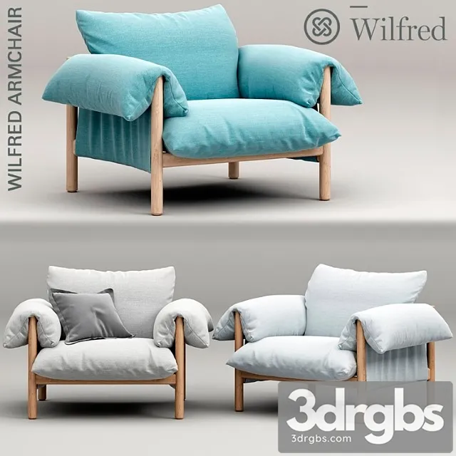 Wilfred armchair 3D Model Download Wilfred armchair 3D Model Download