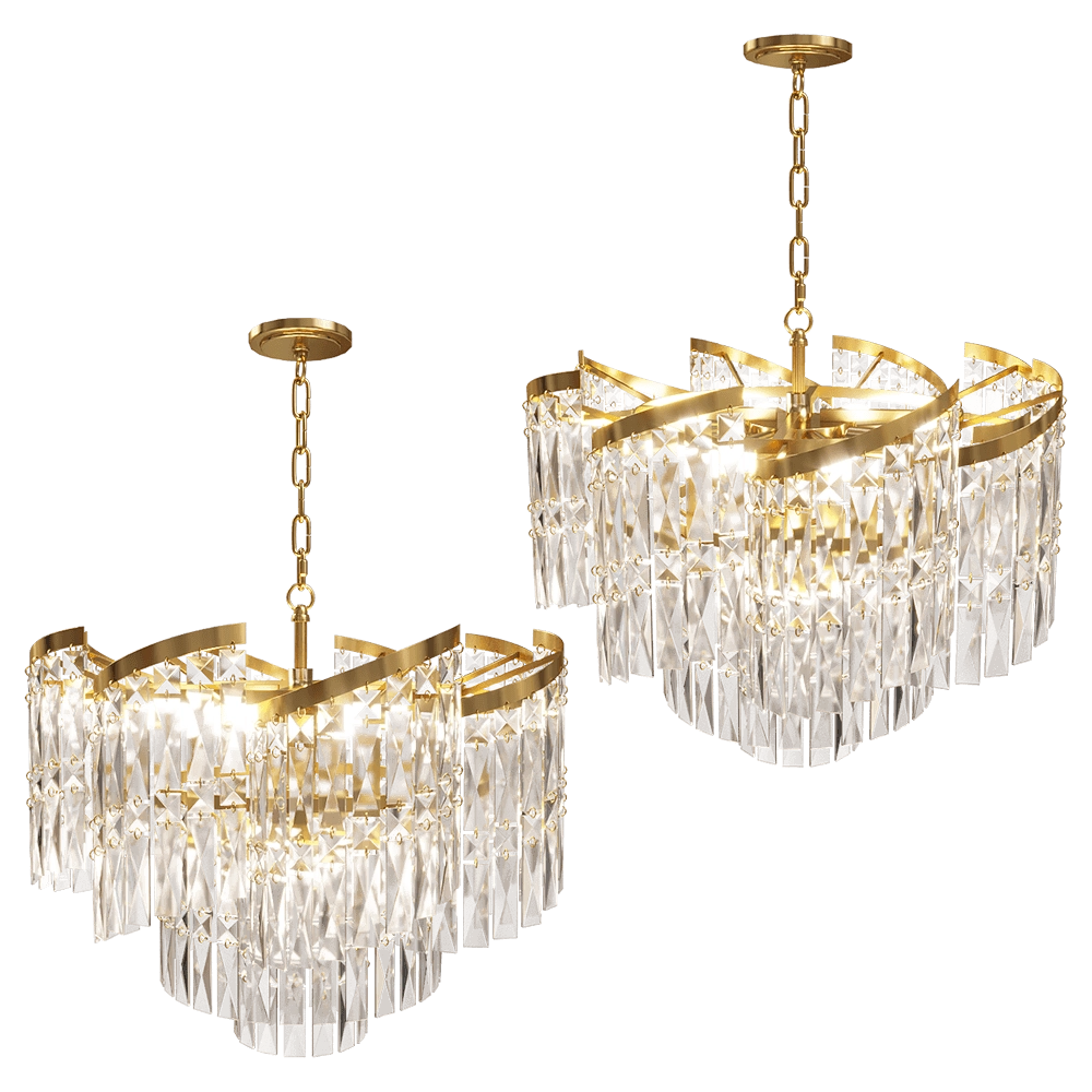 Wilkhahn – Chandelier Sapparo 2176-05-12P 3D Model
