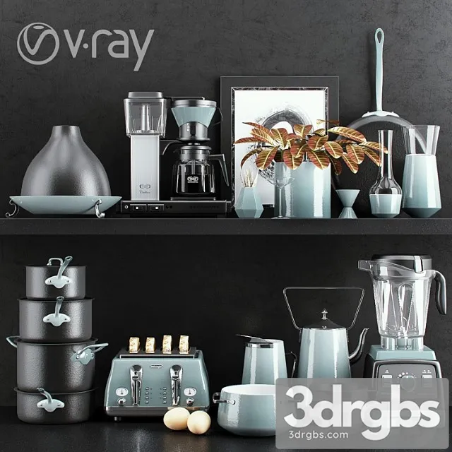 Williams sonoma ocean set 3D Model Download