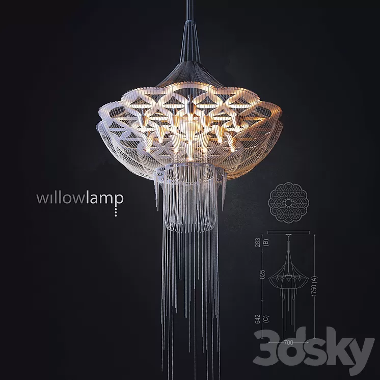 WILLOWLAMP – FLOWER OF LIFE 3D Model WILLOWLAMP – FLOWER OF LIFE 3D Model