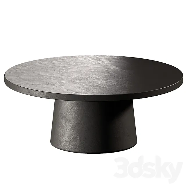 Willy Resin Coffee Table Crate Barrel 3D Model