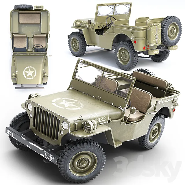 Willys 3D Model