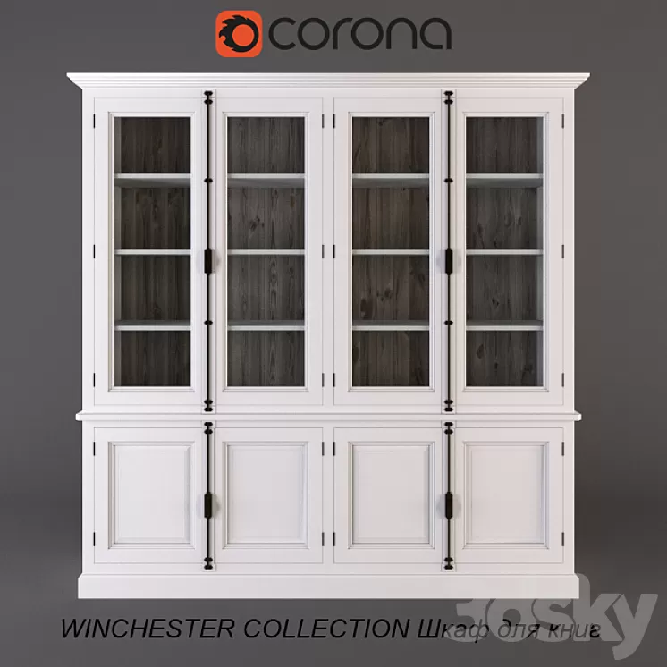 WINCHESTER COLLECTION bookcase 3D Model