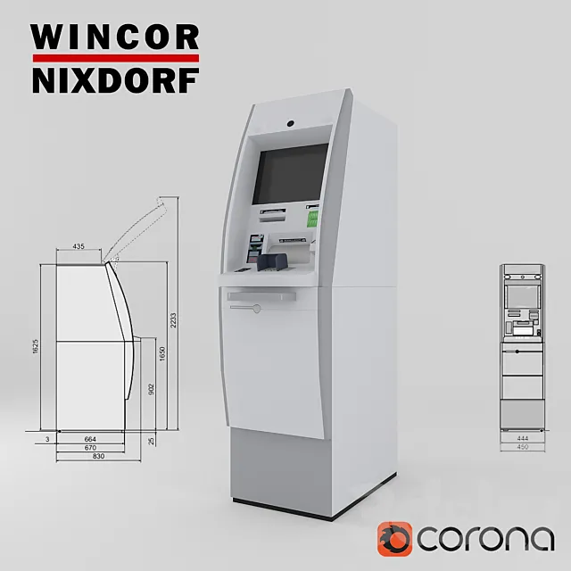 Wincor cineo c4040 3D Model Wincor cineo c4040 3D Model