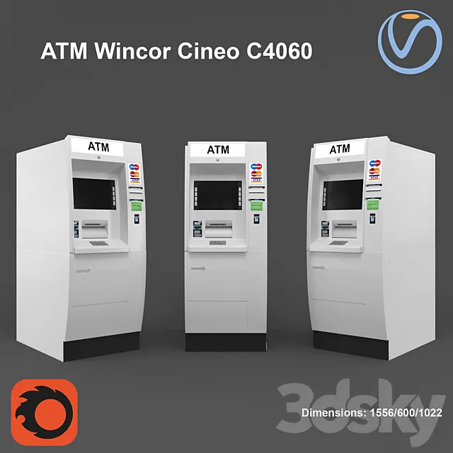 Wincor cineo c4060 3D Model Wincor cineo c4060 3D Model