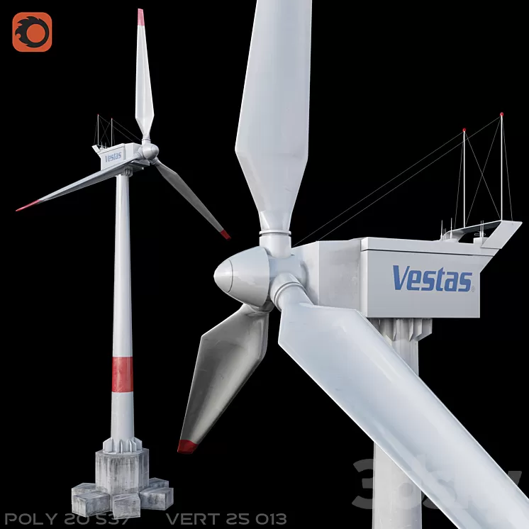 Wind generator 3D Model