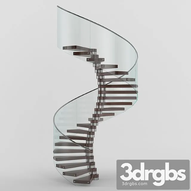 Wind Staircase 1 3D Model Download
