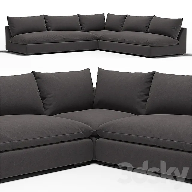 Winda modern classic charcoal 3D Model Winda modern classic charcoal 3D Model