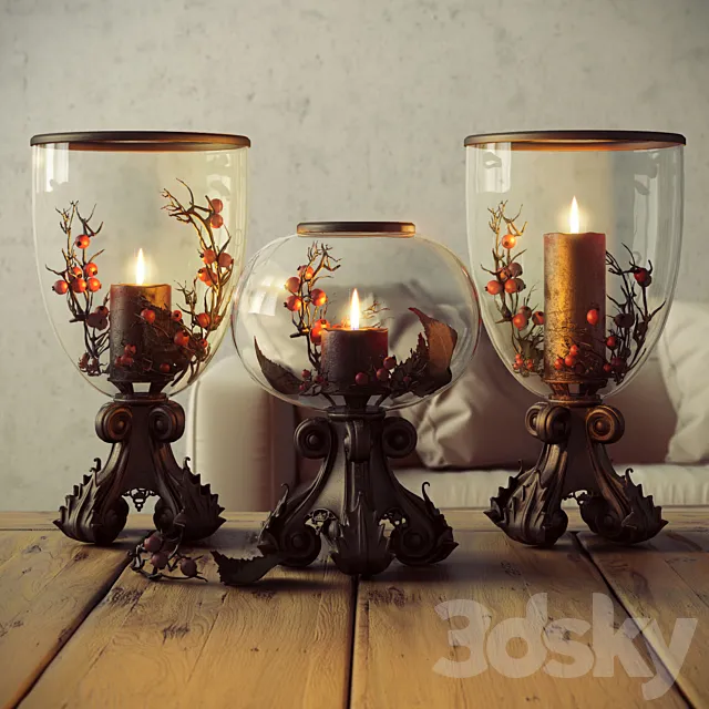 Windlicht Ramatuelle 3D Model Windlicht Ramatuelle 3D Model