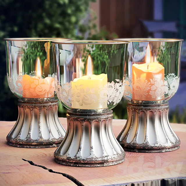 Windlicht Utelle 3D Model Windlicht Utelle 3D Model