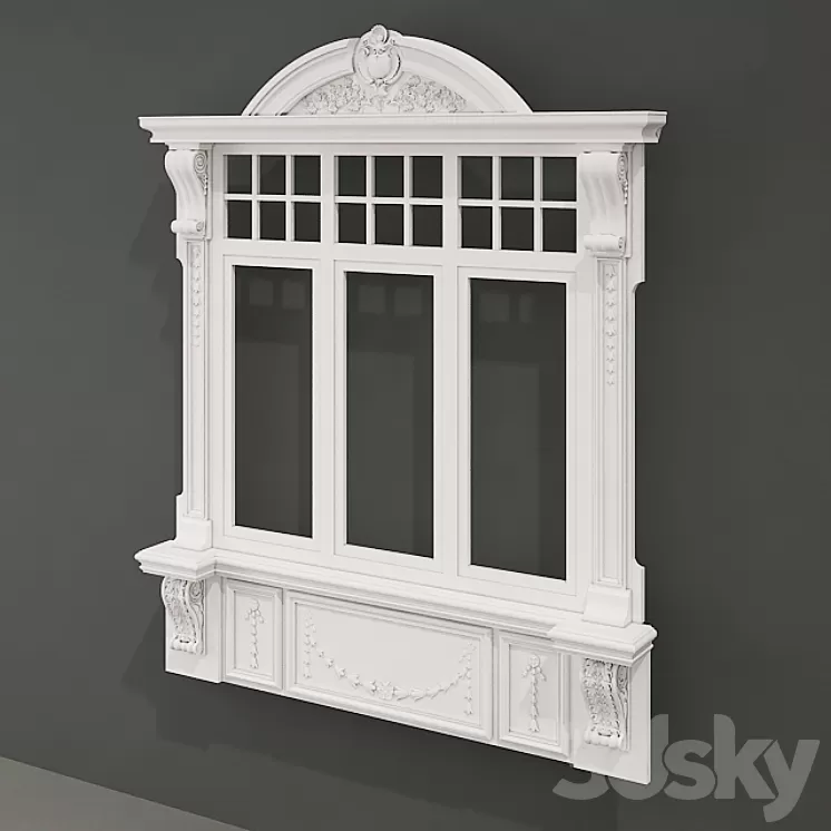 Window assembly type 3 3D Model