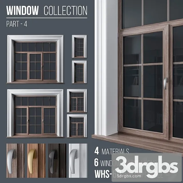 Window collection part 4 3D Model Download