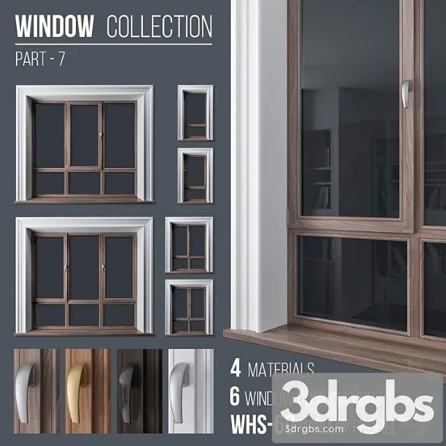 Window collection part 7 3D Model Download