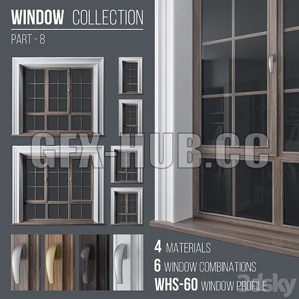 Window Collection Part 8 3D Model