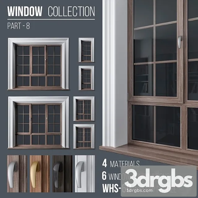 Window collection part 8 3D Model Download
