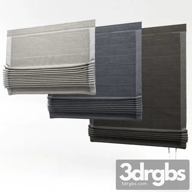 Window Curtain Fabric 3D Model Download