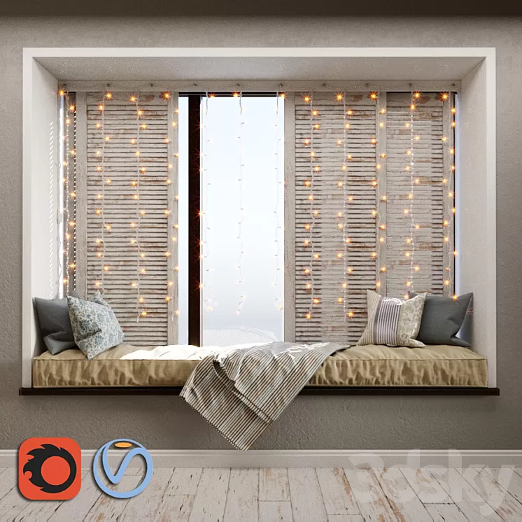 Window decoration 1 3D Model