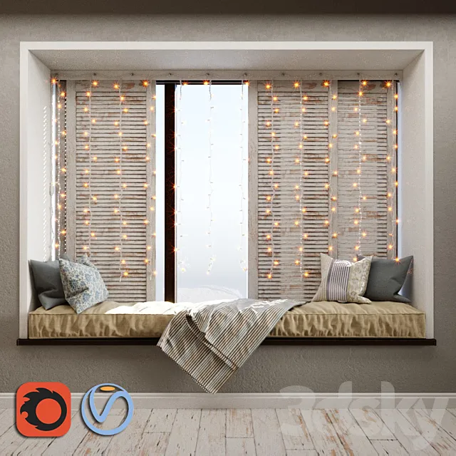 Window decoration 1 3DModel