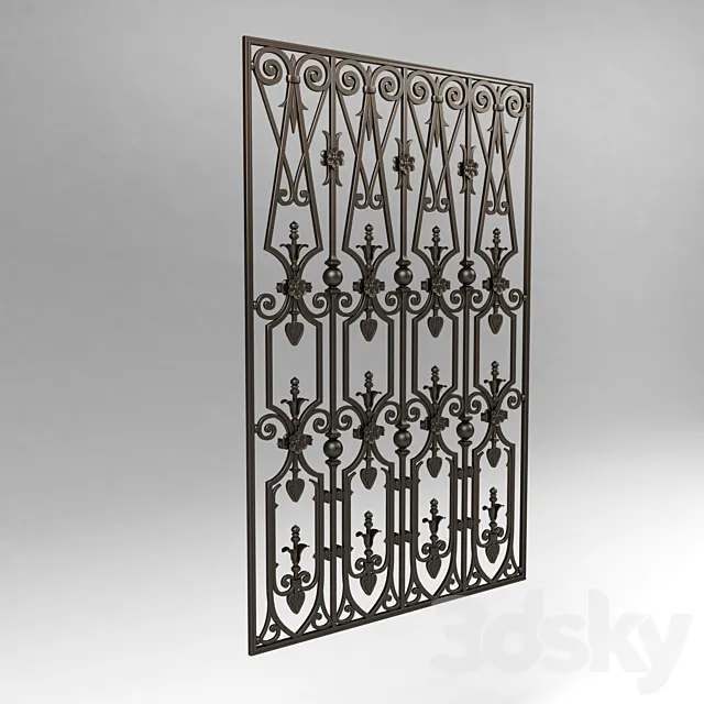 Window grilles 2727 3D Model
