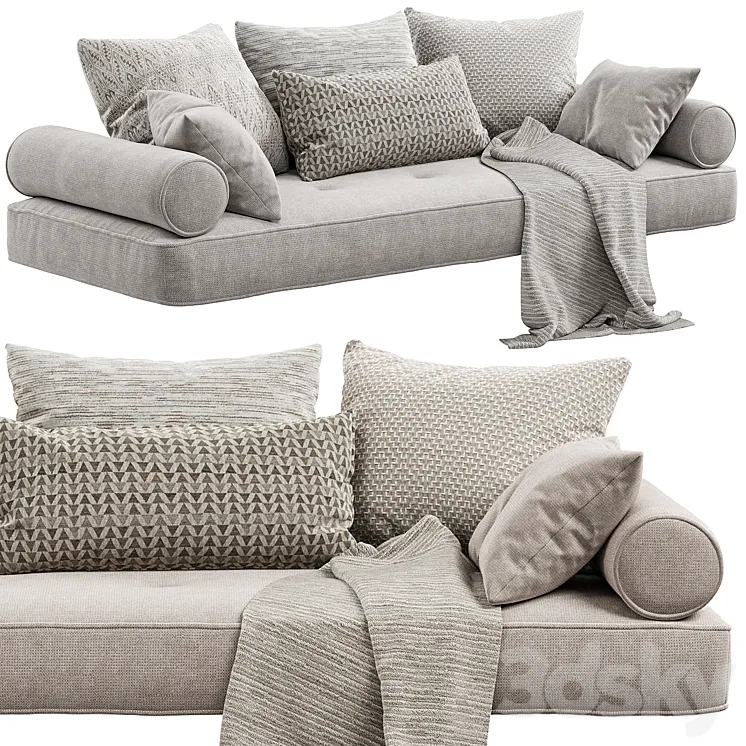 Window Pillows Set 1 3D Model Free Download