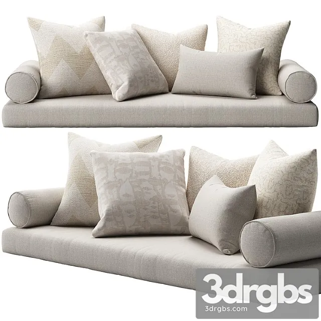 Window seat cushion set Window seat cushion set