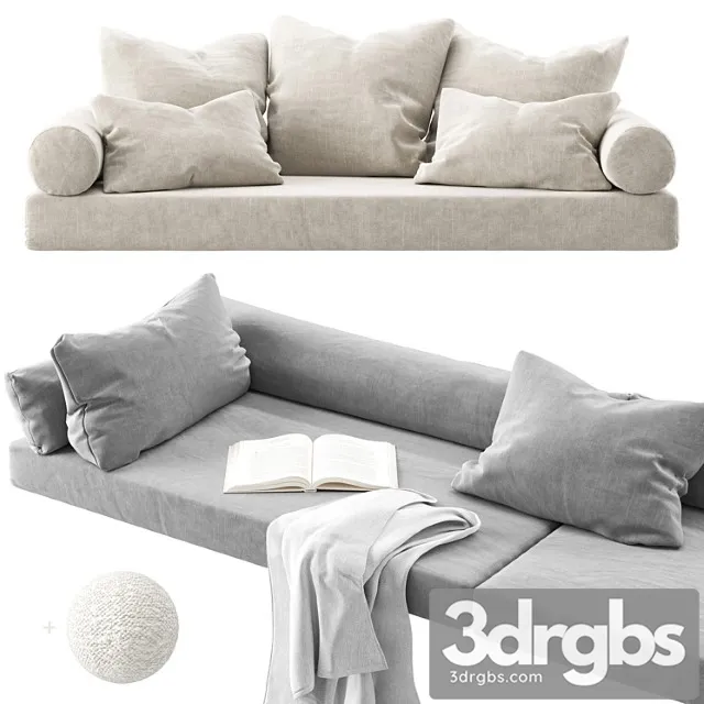 Window seat set 01 3D Model Download Window seat set 01 3D Model Download