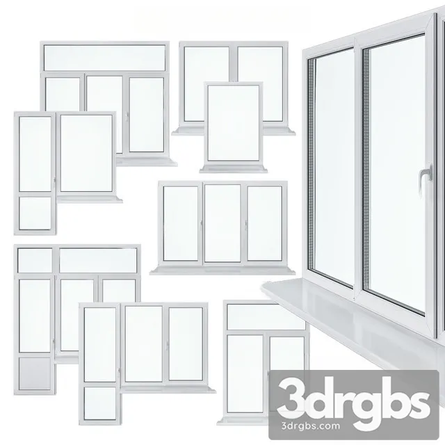 Window Set 2 3D Model Download