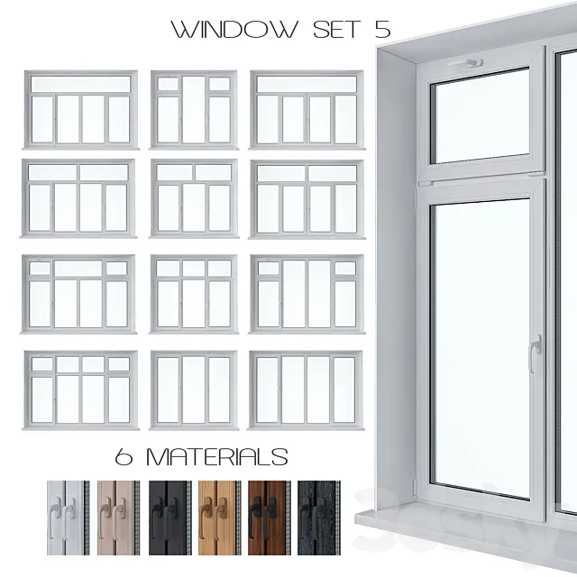 Window Set 5 3D Model