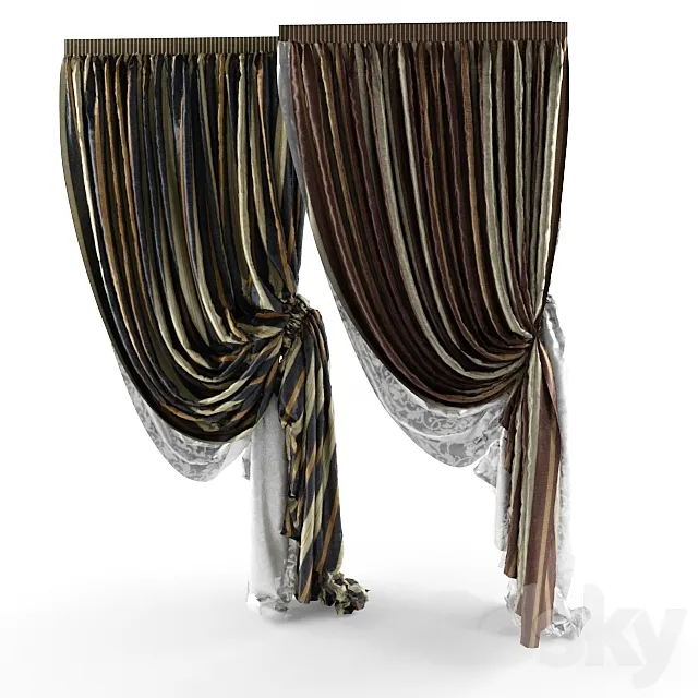 Window Shades 3D Model