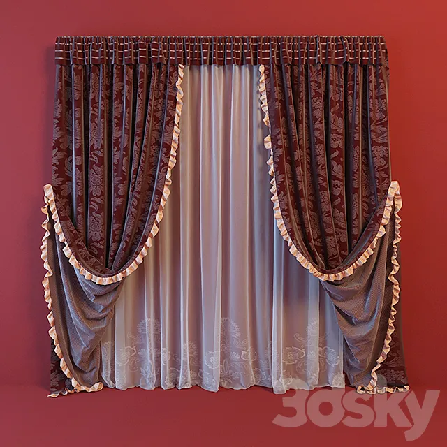 Window Shades 3D Model