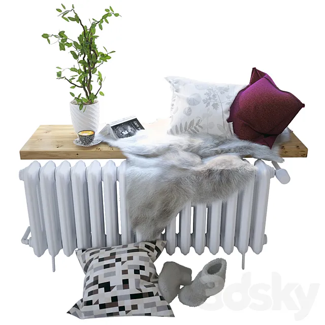 Window sill decor 3D Model Window sill decor 3D Model