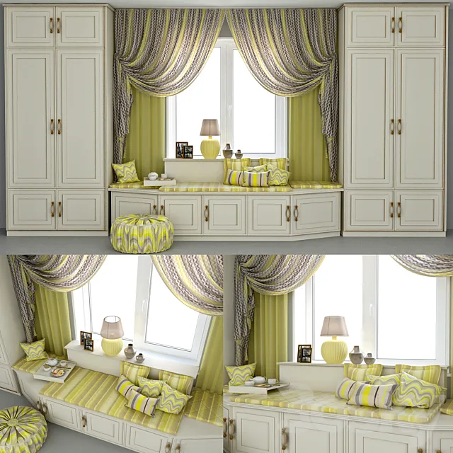 Window zone decoration 3DModel