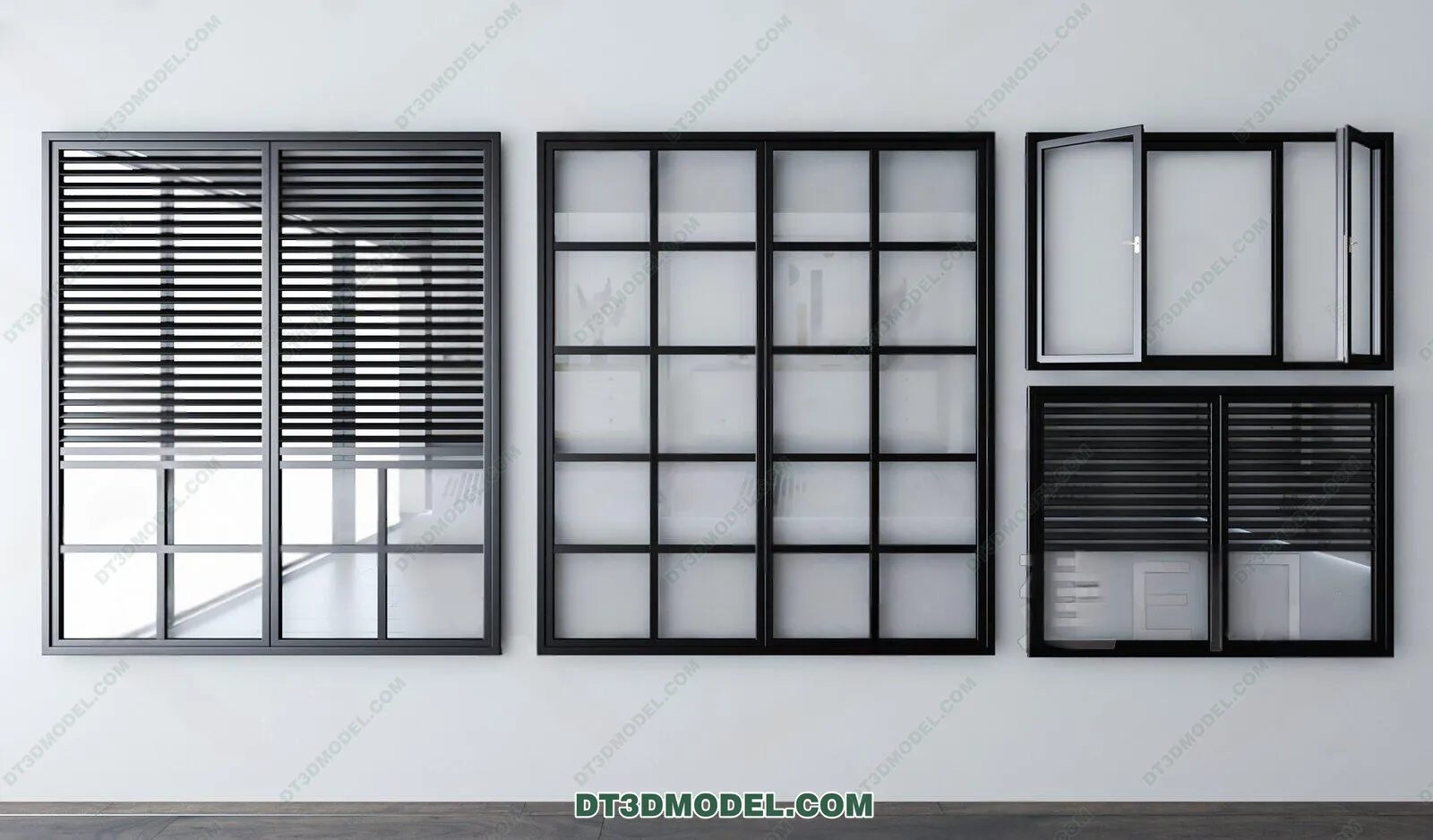 Windows 3D Blocks – 3D Model – 002 – VRAY Windows 3D Blocks – 3D Model – 002 – VRAY