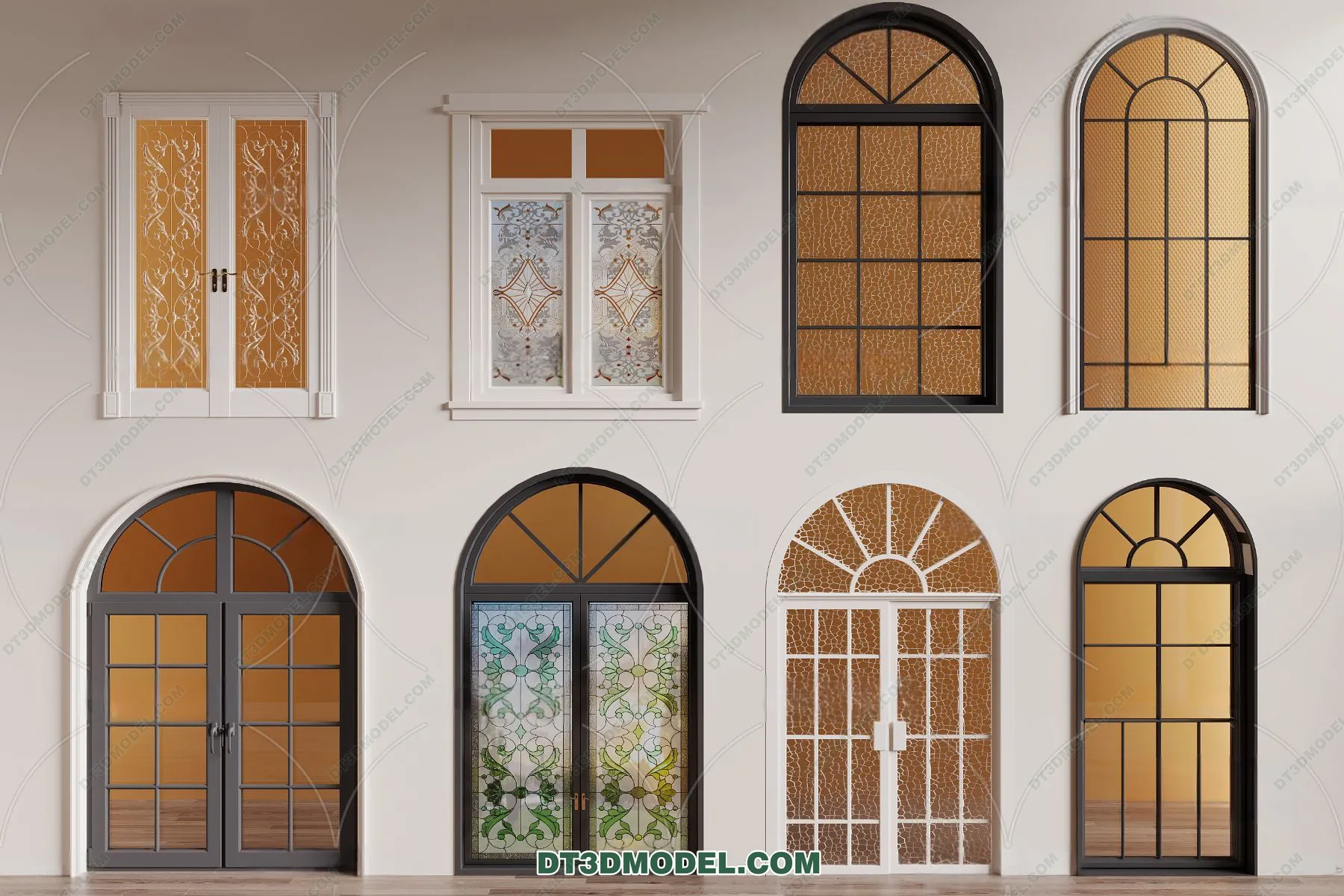 Windows 3D Blocks – 3D Model – 043 – CORONA