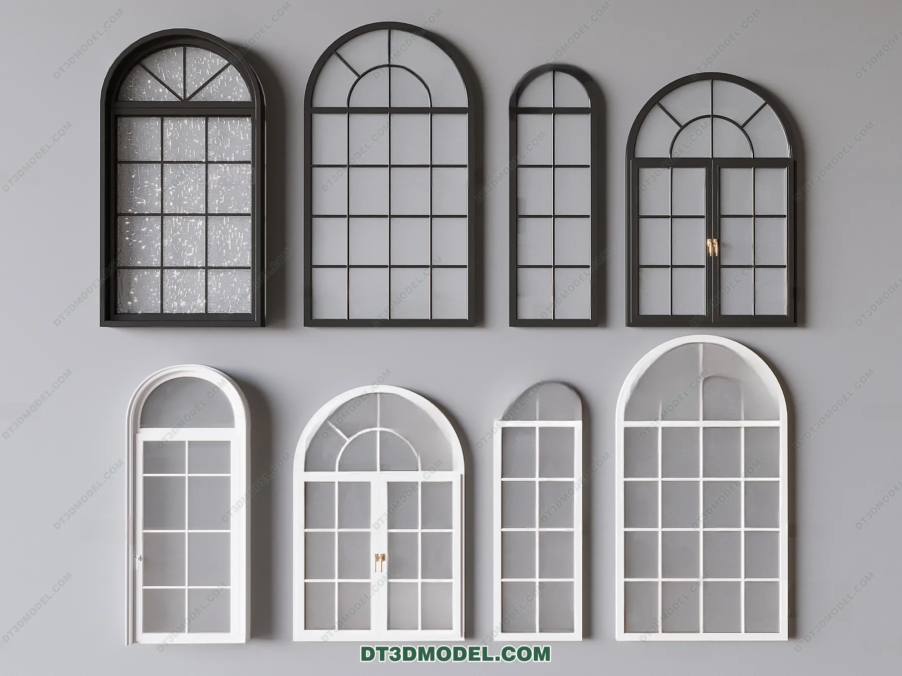 Windows 3D Blocks – 3D Model – 052 – VRAY